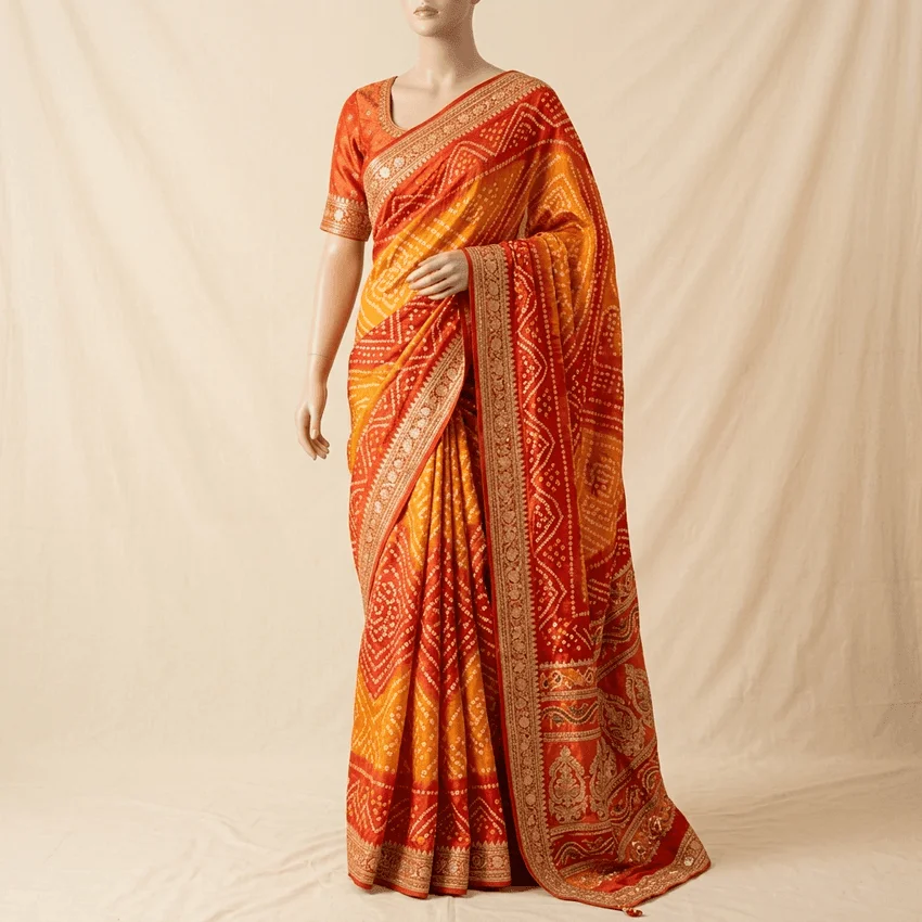 Dupion Silk Designer Saree
