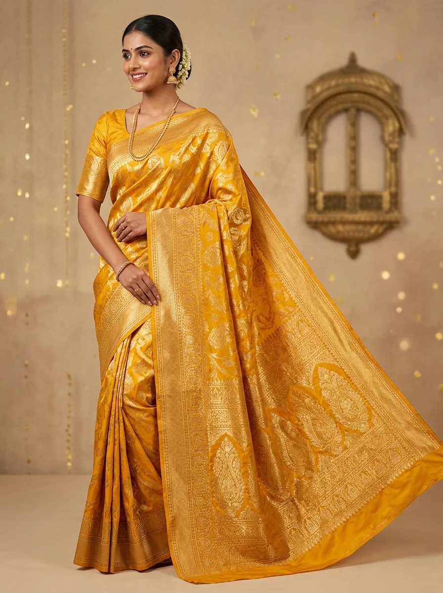 Dual Tone Designer Chiffon