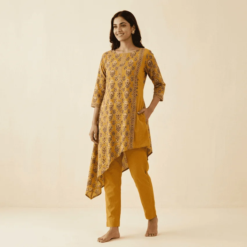 Embroidered Tunic Set