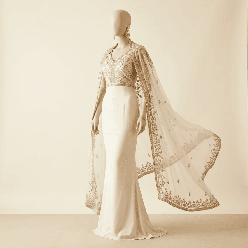 Crepe Kaftan Co-ord