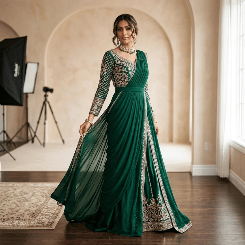 Indo Western Gown