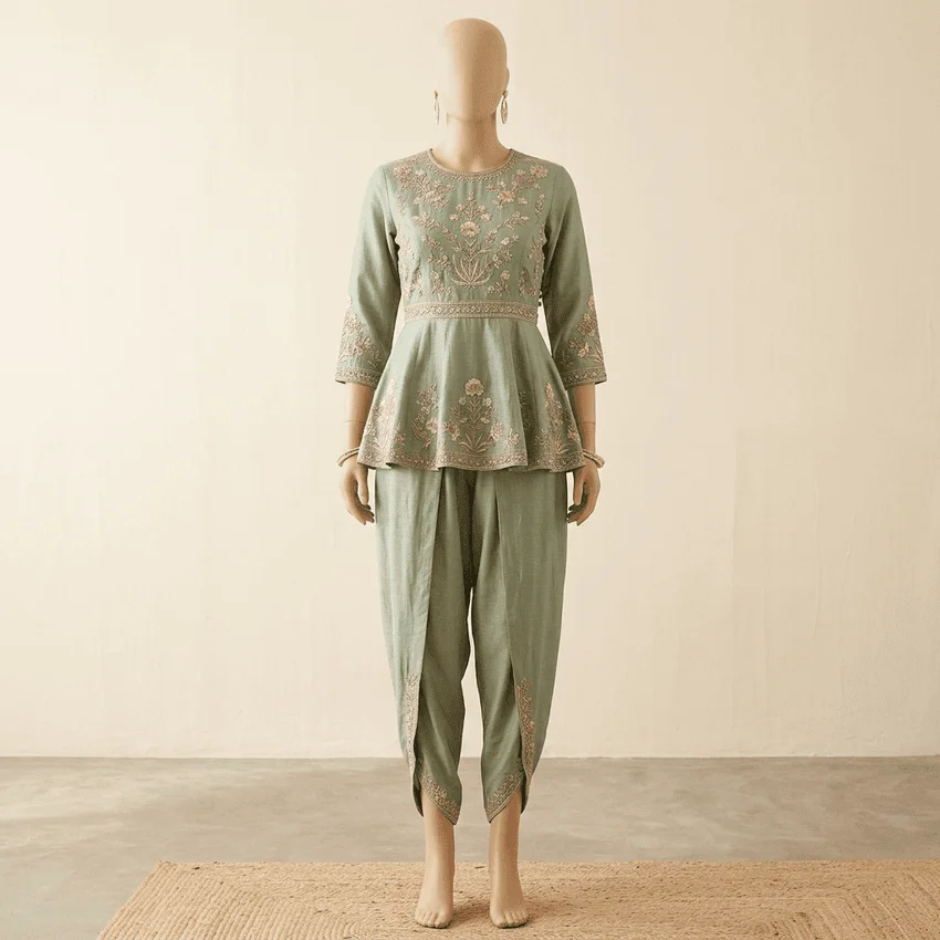 Peplum Top & Tulip Pants