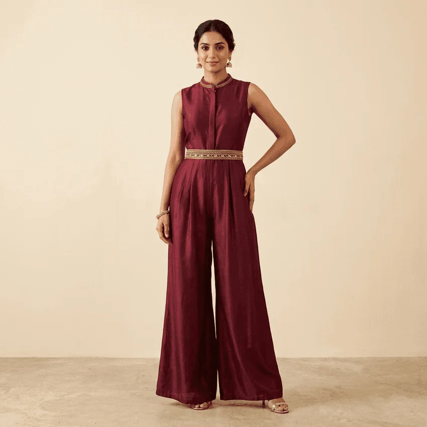 Silk Blend Fusion Jumpsuit