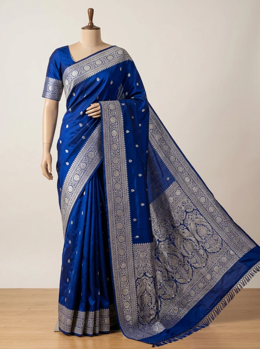 Floral Chiffon Saree